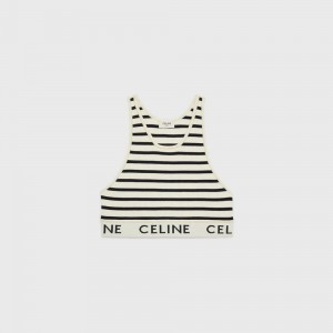 Celine Mesh Sports Bra Sweatshirts Room Donkerblauw | CL-592809