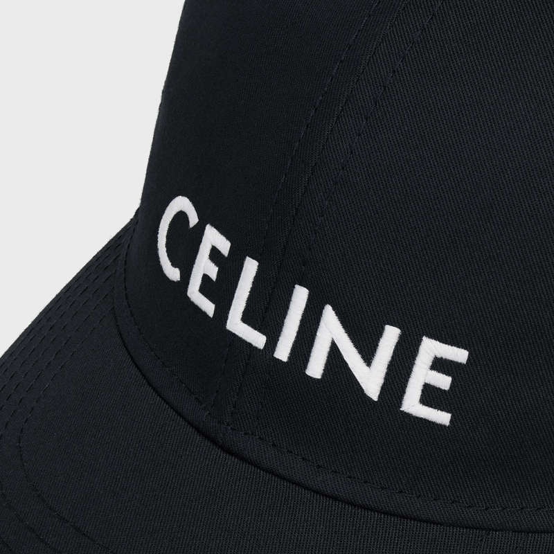 Celine Baseball In Katoenen Pet Zwart | CL-591688