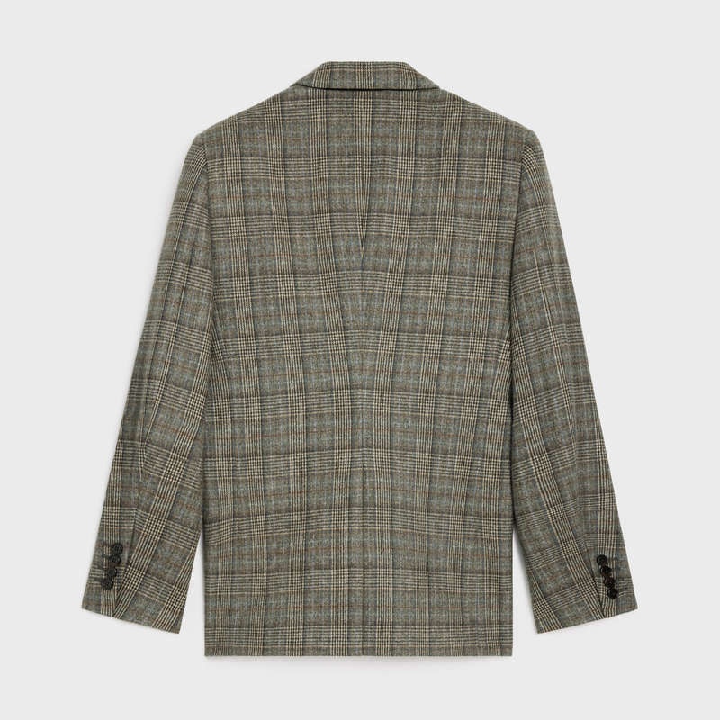 Celine In Prince Of Wales Flannel Jassen Strepen | CL-592003