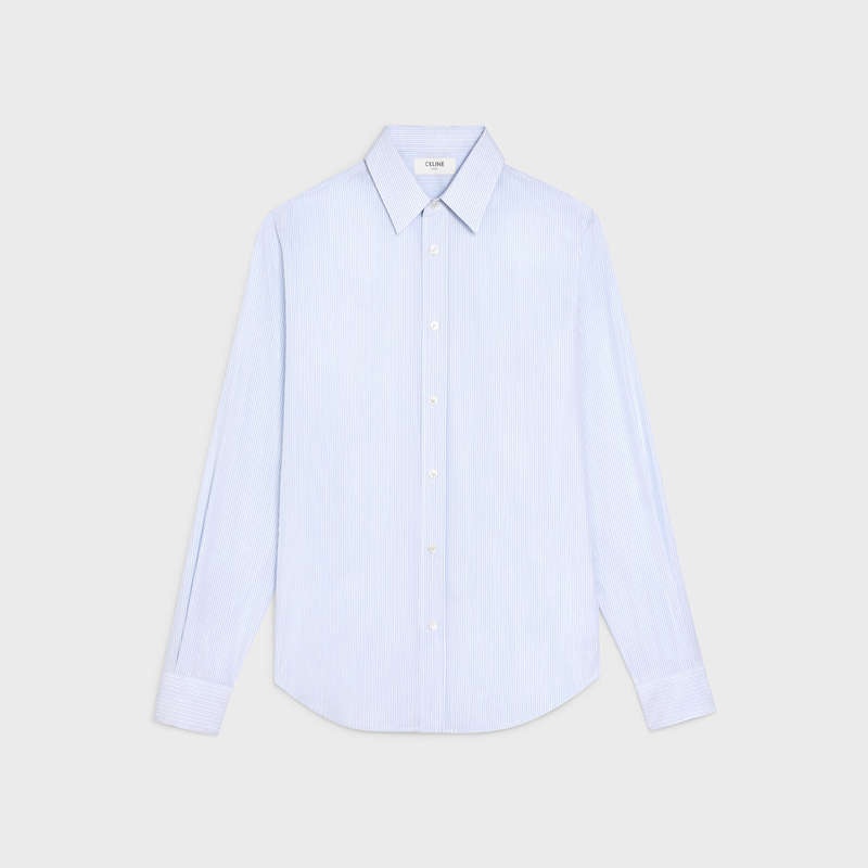 Celine Loose In Katoenen Poplin Overhemd Strepen | CL-592176