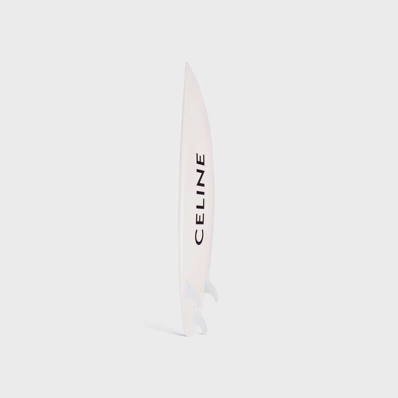 Celine Shortboard With Celine Black Logo In Resin And Fiberglass Lifestyle Wit Zwart | CL-591681